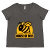 Women's Curvy Collection Fine Jersey V-Neck Tee Thumbnail