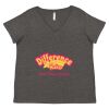 Women's Curvy Collection Fine Jersey V-Neck Tee Thumbnail