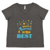 Women's Curvy Collection Fine Jersey V-Neck Tee Thumbnail