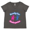 Women's Curvy Collection Fine Jersey V-Neck Tee Thumbnail