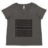 Women's Curvy Collection Fine Jersey V-Neck Tee Thumbnail