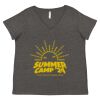 Women's Curvy Collection Fine Jersey V-Neck Tee Thumbnail