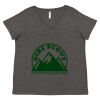 Women's Curvy Collection Fine Jersey V-Neck Tee Thumbnail