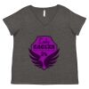 Women's Curvy Collection Fine Jersey V-Neck Tee Thumbnail