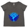 Women's Curvy Collection Fine Jersey V-Neck Tee Thumbnail