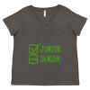 Women's Curvy Collection Fine Jersey V-Neck Tee Thumbnail