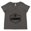 Women's Curvy Collection Fine Jersey V-Neck Tee Thumbnail