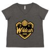 Women's Curvy Collection Fine Jersey V-Neck Tee Thumbnail
