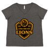 Women's Curvy Collection Fine Jersey V-Neck Tee Thumbnail