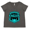 Women's Curvy Collection Fine Jersey V-Neck Tee Thumbnail
