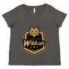 Women's Curvy Collection Fine Jersey V-Neck Tee Thumbnail