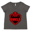 Women's Curvy Collection Fine Jersey V-Neck Tee Thumbnail
