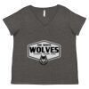 Women's Curvy Collection Fine Jersey V-Neck Tee Thumbnail