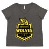 Women's Curvy Collection Fine Jersey V-Neck Tee Thumbnail