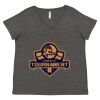 Women's Curvy Collection Fine Jersey V-Neck Tee Thumbnail