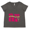 Women's Curvy Collection Fine Jersey V-Neck Tee Thumbnail