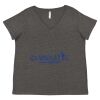 Women's Curvy Collection Fine Jersey V-Neck Tee Thumbnail
