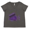 Women's Curvy Collection Fine Jersey V-Neck Tee Thumbnail
