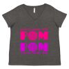 Women's Curvy Collection Fine Jersey V-Neck Tee Thumbnail