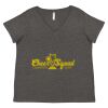 Women's Curvy Collection Fine Jersey V-Neck Tee Thumbnail