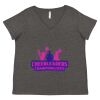 Women's Curvy Collection Fine Jersey V-Neck Tee Thumbnail