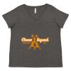 Women's Curvy Collection Fine Jersey V-Neck Tee Thumbnail