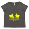 Women's Curvy Collection Fine Jersey V-Neck Tee Thumbnail