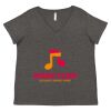 Women's Curvy Collection Fine Jersey V-Neck Tee Thumbnail