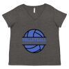Women's Curvy Collection Fine Jersey V-Neck Tee Thumbnail