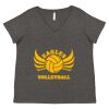 Women's Curvy Collection Fine Jersey V-Neck Tee Thumbnail
