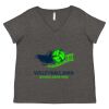 Women's Curvy Collection Fine Jersey V-Neck Tee Thumbnail
