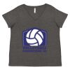 Women's Curvy Collection Fine Jersey V-Neck Tee Thumbnail