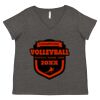 Women's Curvy Collection Fine Jersey V-Neck Tee Thumbnail