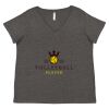 Women's Curvy Collection Fine Jersey V-Neck Tee Thumbnail