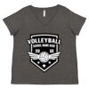 Women's Curvy Collection Fine Jersey V-Neck Tee Thumbnail