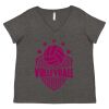 Women's Curvy Collection Fine Jersey V-Neck Tee Thumbnail