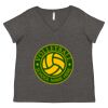 Women's Curvy Collection Fine Jersey V-Neck Tee Thumbnail
