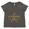 Women's Curvy Collection Fine Jersey V-Neck Tee Thumbnail