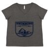 Women's Curvy Collection Fine Jersey V-Neck Tee Thumbnail