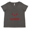 Women's Curvy Collection Fine Jersey V-Neck Tee Thumbnail
