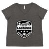 Women's Curvy Collection Fine Jersey V-Neck Tee Thumbnail