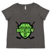 Women's Curvy Collection Fine Jersey V-Neck Tee Thumbnail