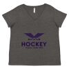 Women's Curvy Collection Fine Jersey V-Neck Tee Thumbnail