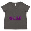 Women's Curvy Collection Fine Jersey V-Neck Tee Thumbnail