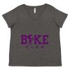 Women's Curvy Collection Fine Jersey V-Neck Tee Thumbnail