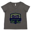 Women's Curvy Collection Fine Jersey V-Neck Tee Thumbnail