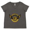 Women's Curvy Collection Fine Jersey V-Neck Tee Thumbnail