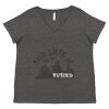 Women's Curvy Collection Fine Jersey V-Neck Tee Thumbnail