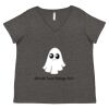 Women's Curvy Collection Fine Jersey V-Neck Tee Thumbnail