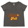 Women's Curvy Collection Fine Jersey V-Neck Tee Thumbnail